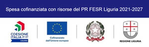 Spesa cofinanziata con risorse del PR FESR Liguria 2021-2027
